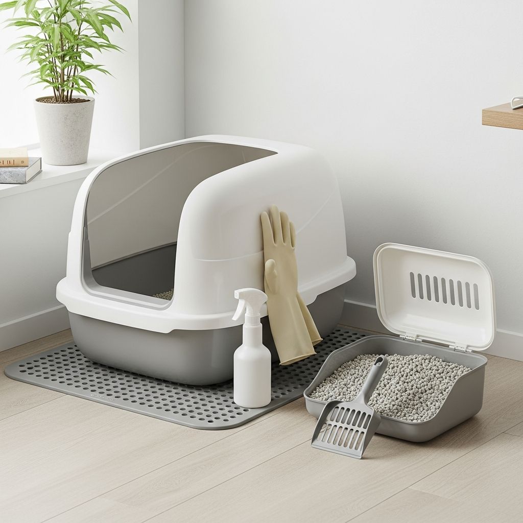 Cat Litter Box Cleaning: Complete Guide For Clean Homes Master the art of litter box maintenance to keep your cat healthy, happy, and your home odor-free with expert cleaning schedules.