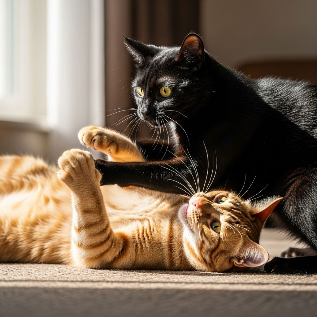Cat Play Fighting: 5 Key Signs And Safe Training Tips Discover why cats engage in playful tussles, how to spot the difference from real fights, and tips for fostering healthy interactions in your home.
