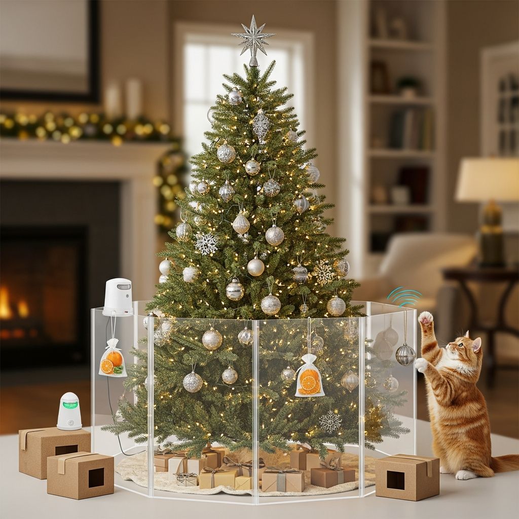 Cat-Proof Christmas Trees: Expert Guide For A Safe Holiday Discover why cats are drawn to holiday trees and learn proven strategies to protect your feline friend while enjoying festive decorations safely.