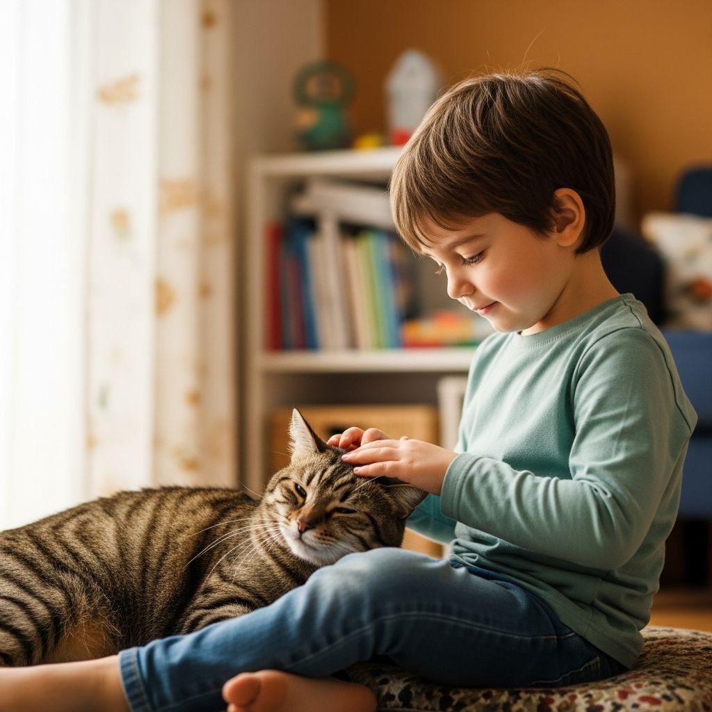 Learn how to foster healthy bonds between your cat and kids while ensuring everyone's safety and comfort.