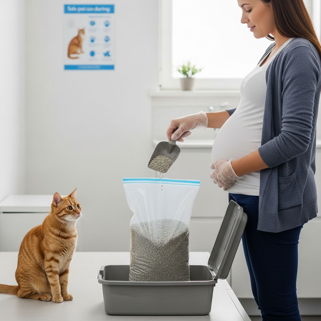 Cats And Pregnancy: Litter Safety Guide For Expecting Parents Essential guide for pregnant cat owners on managing litter box risks, toxoplasmosis prevention, and feline behavior changes during pregnancy.