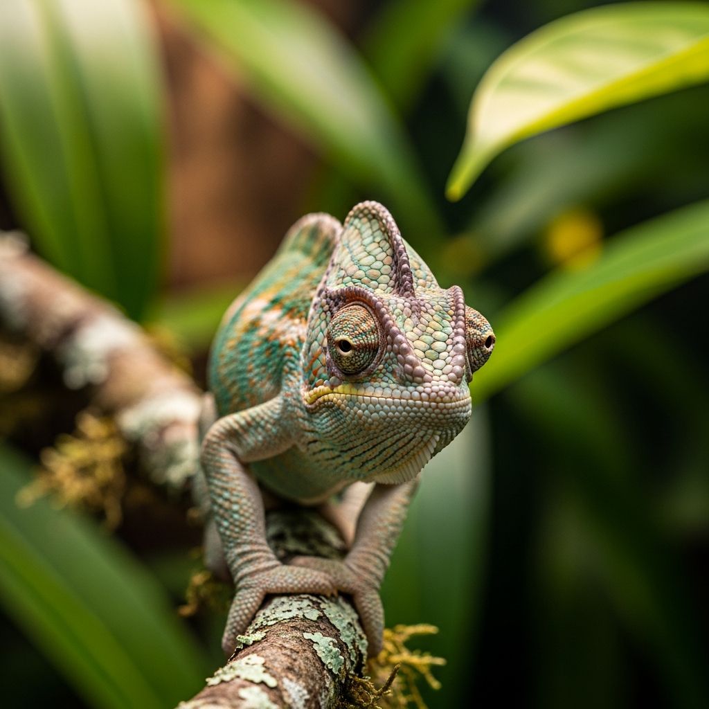 Essential insights on spotting, treating, and preventing vitamin A shortages in pet chameleons for optimal health and vitality.