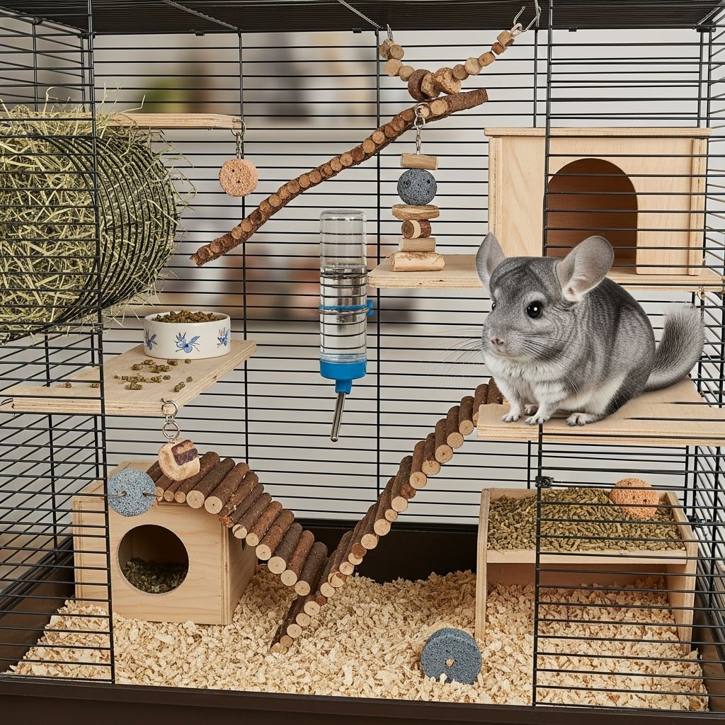 Discover how to create the perfect living space for your chinchilla with expert tips on enclosures, climate control, and daily upkeep for a happy, healthy pet.