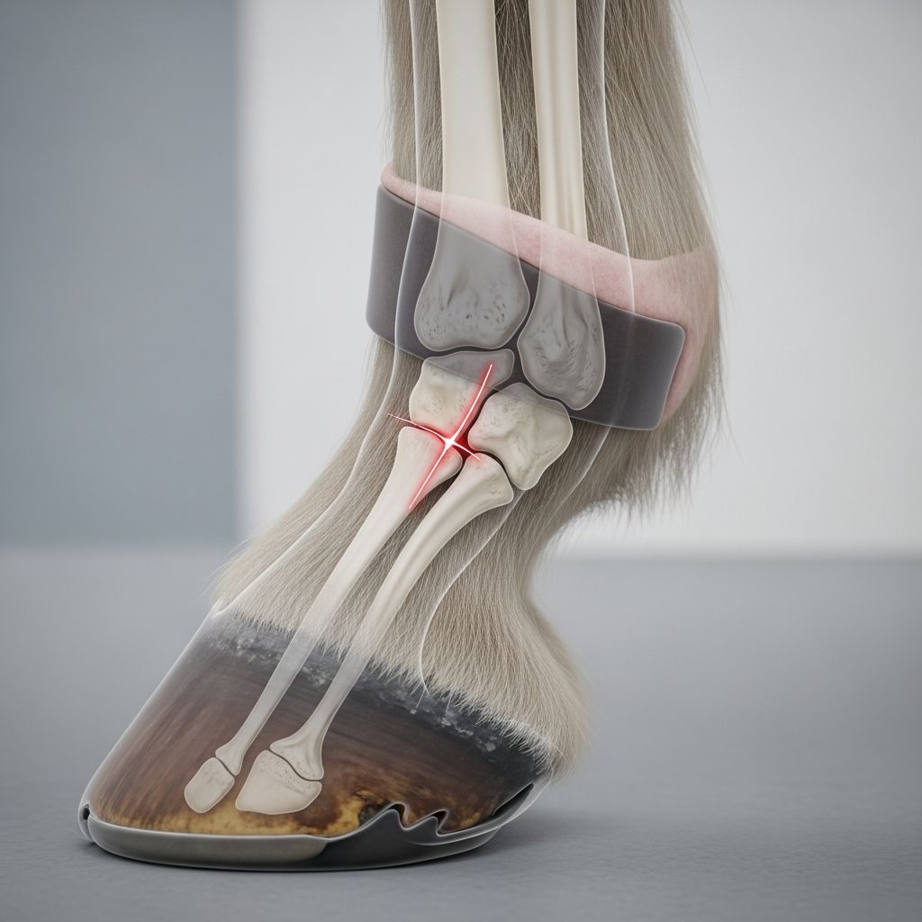 Comprehensive guide to recognizing, diagnosing, and managing fractures of the horse's distal phalanx for optimal recovery and performance.