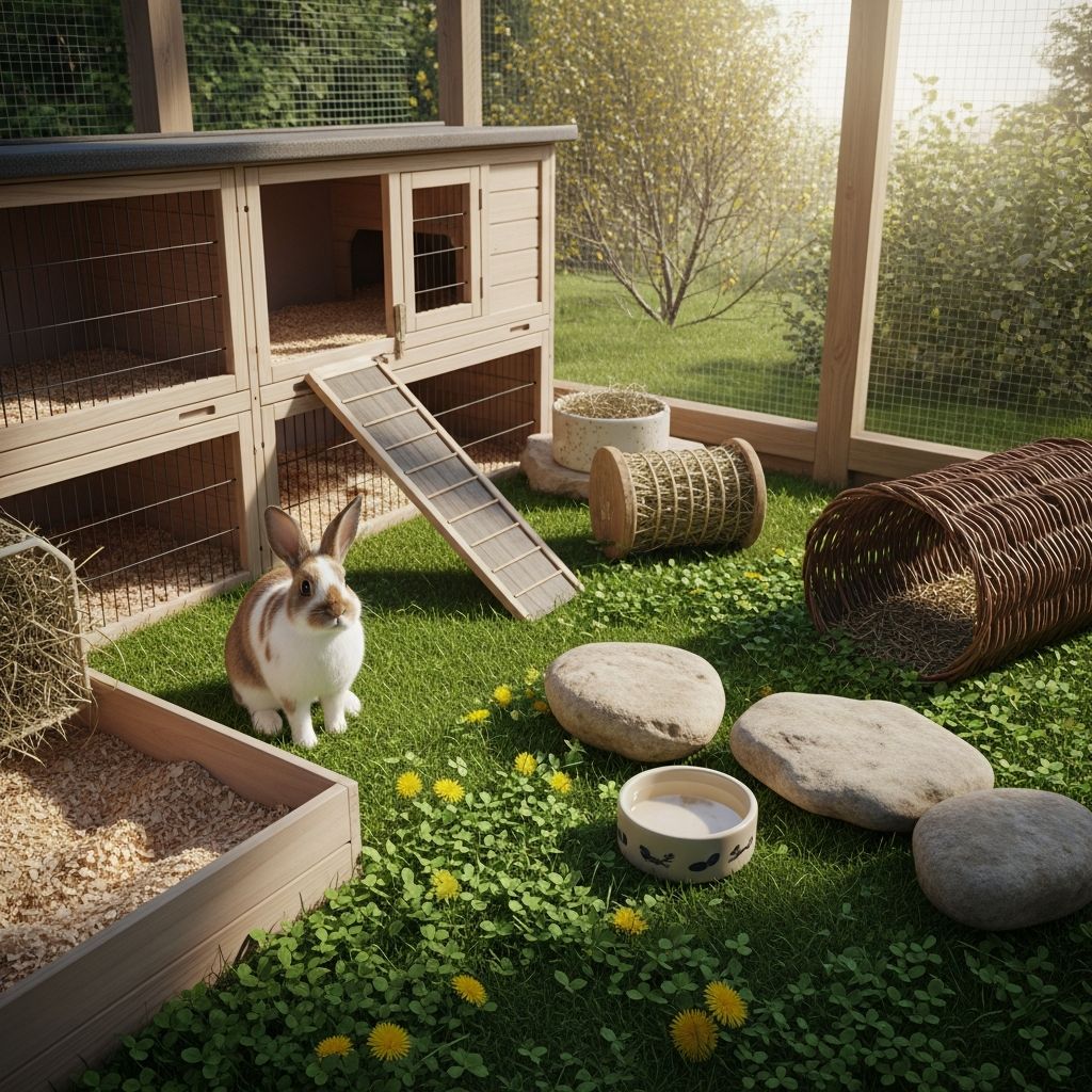 Discover expert tips on designing a safe, stimulating home for your pet rabbit to ensure their health and happiness.