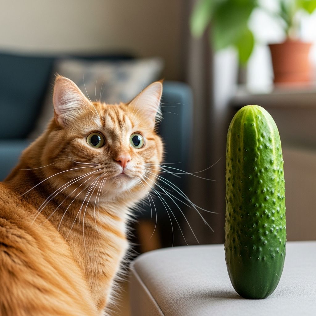 Discover the surprising reasons behind cats' dramatic reactions to cucumbers and how to decode their instinctive fear mechanisms for better pet care.