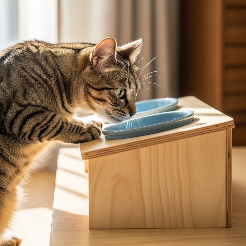Creating Custom Elevated Feeding Stations for Cats Build a comfortable, ergonomic feeding solution tailored to your cat's unique needs