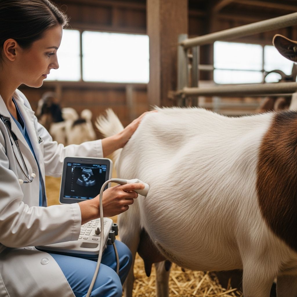 Master reliable techniques for early and accurate goat pregnancy detection to boost herd productivity and management.