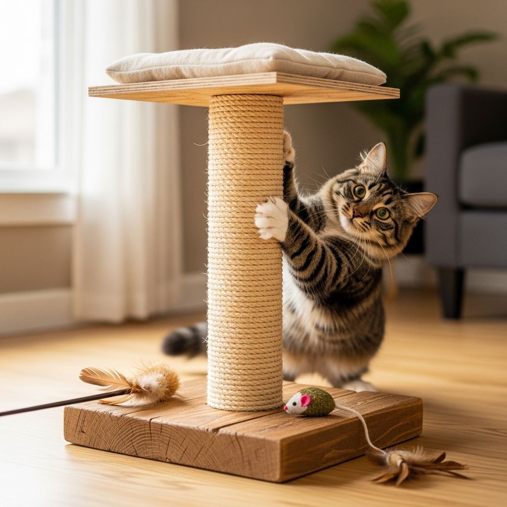 Discover simple, budget-friendly ways to craft custom scratching posts that keep your cat happy and your furniture safe.