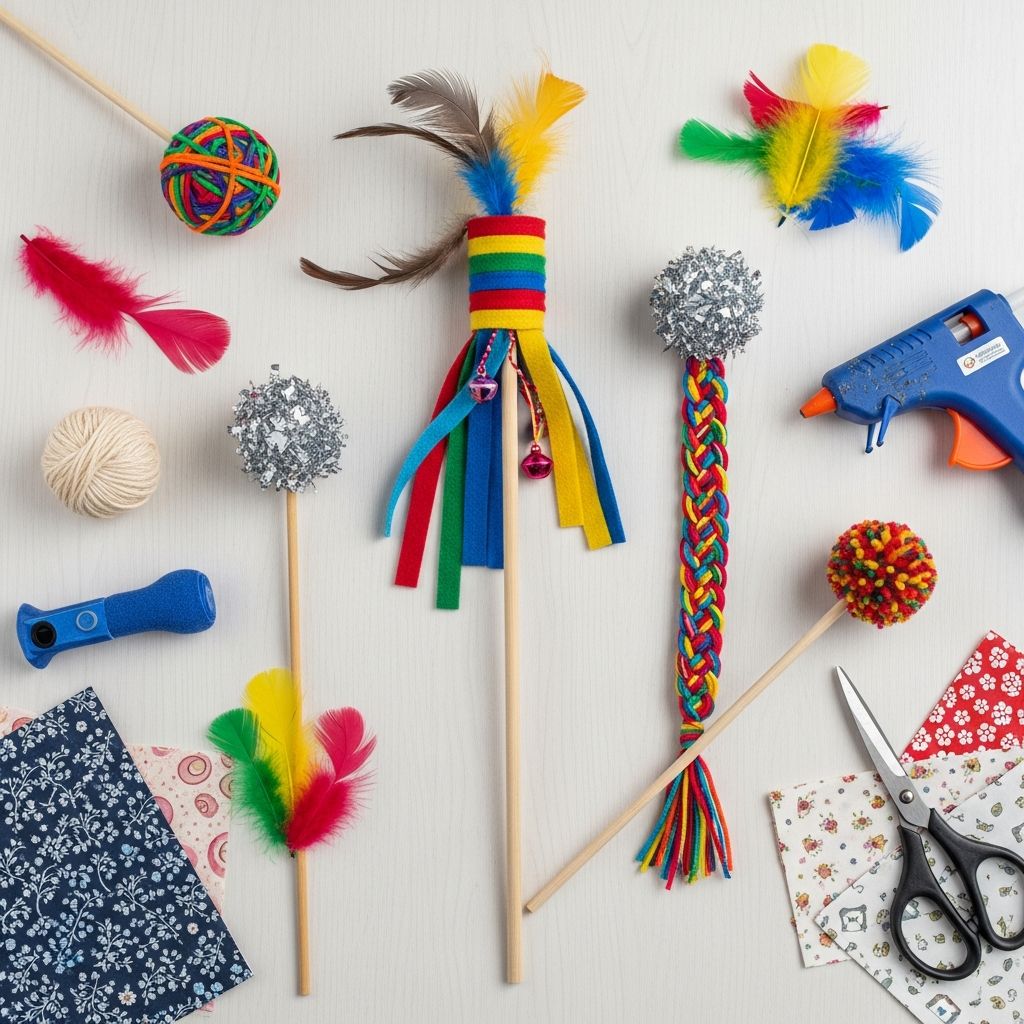 DIY Cat Wand Toys: Fun Homemade Playtime Discover simple, budget-friendly ways to craft interactive wand toys that ignite your cat's hunting instincts and boost daily activity levels.