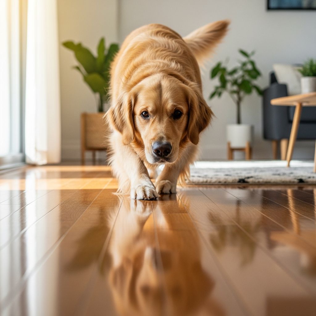 Helping Your Dog Maintain Better Balance on Slippery Floors Comprehensive solutions to improve your dog's stability and confidence indoors