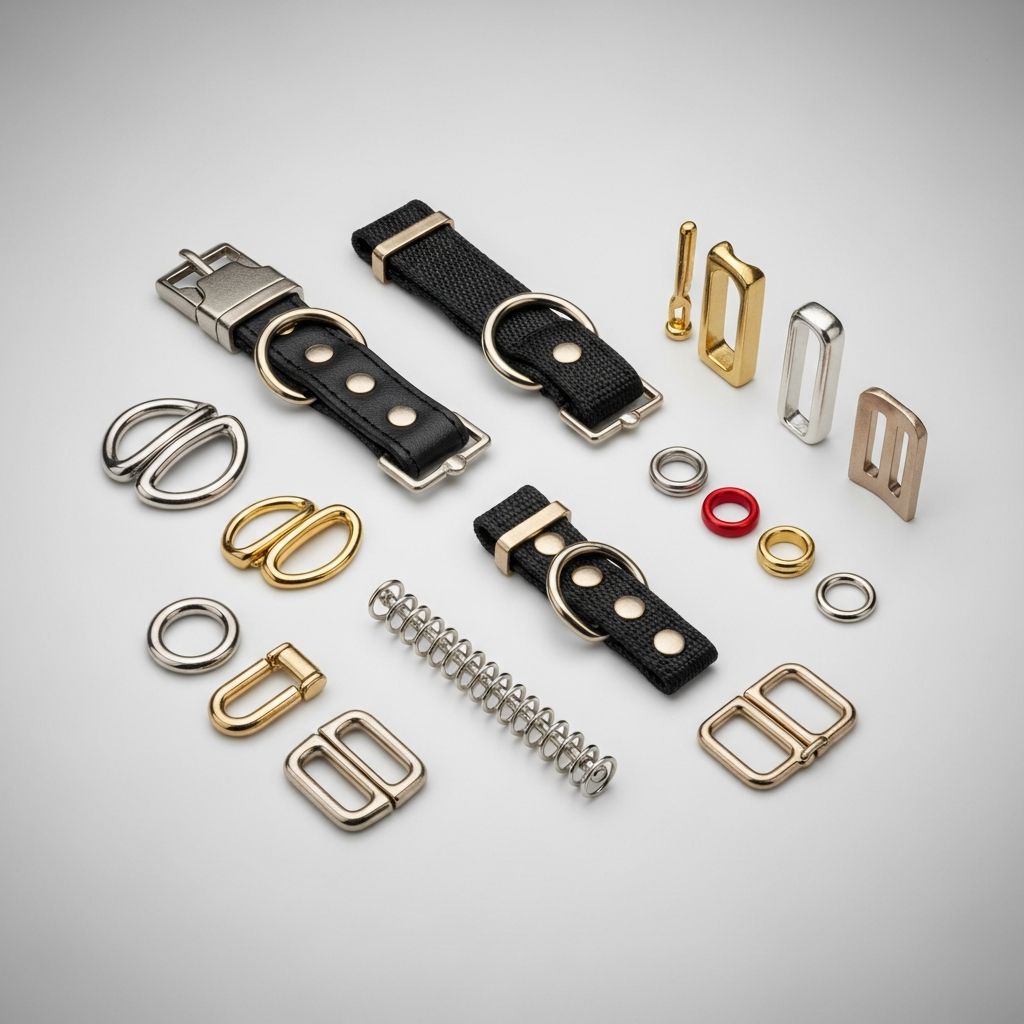 Dog Collar Hardware Guide: Materials and Selection Explore essential dog collar components and find the right hardware for your pet's needs.