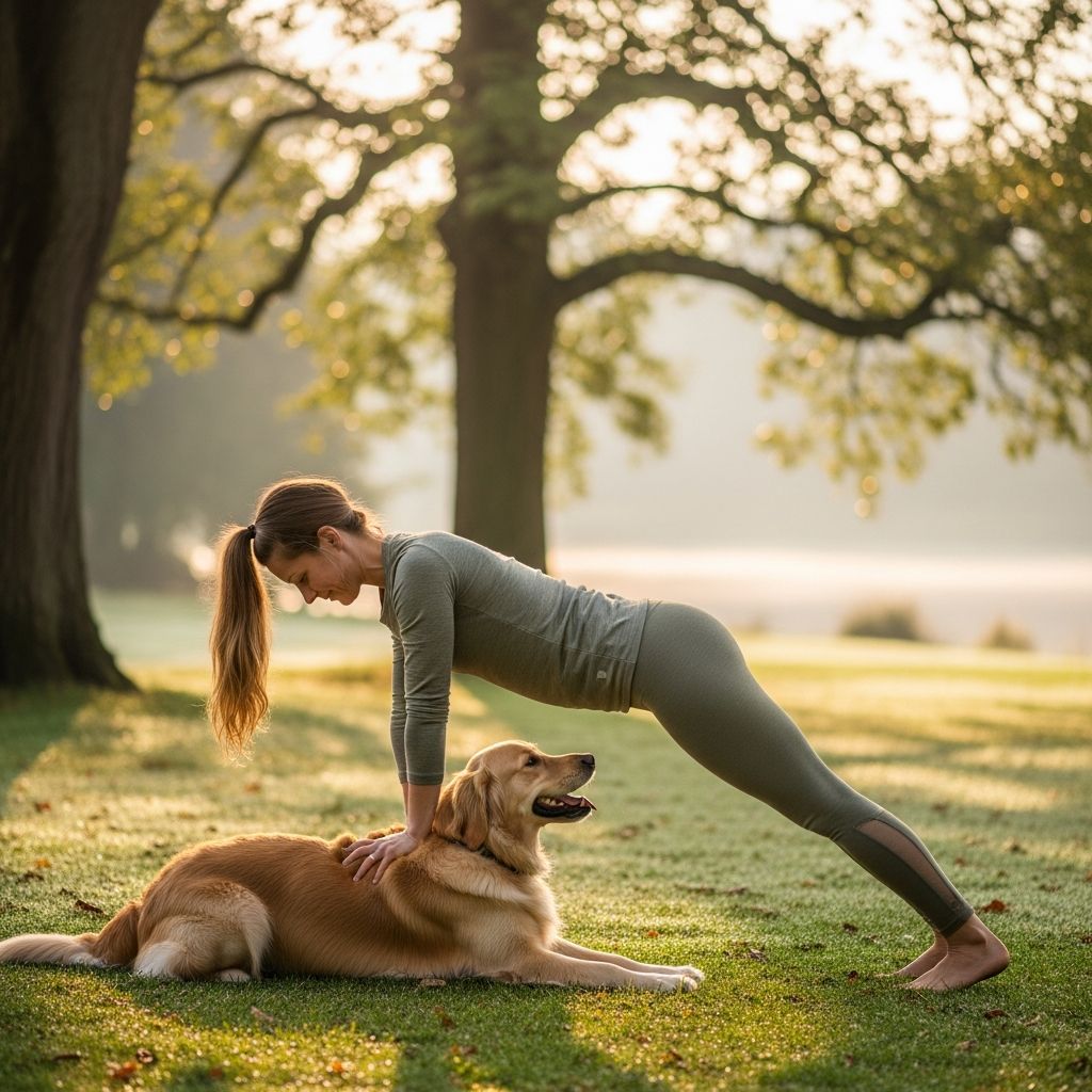 Doga: Beginner-To-Advanced Guide To Yoga With Your Dog Discover the joyful world of doga, where yoga meets canine companionship for enhanced health, relaxation, and unbreakable bonds.