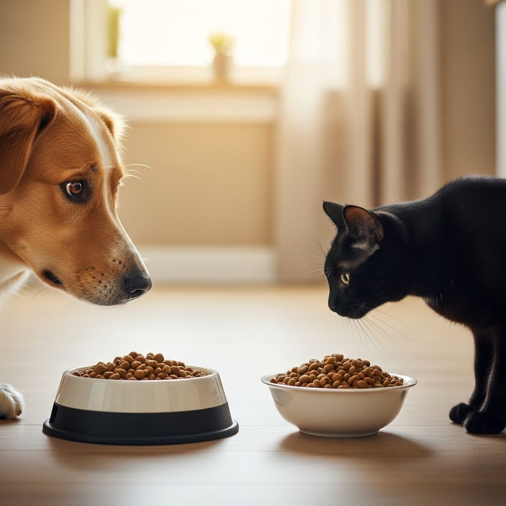 Can Dogs Eat Cat Food? Health Risks and Safety Guide Understand why cat food poses risks to dogs and how to keep your pets safe.