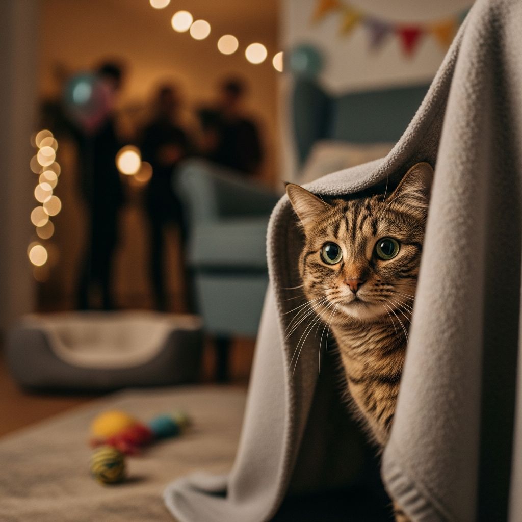 Shy Cat: How To Ease Stress At Home Events With Expert Tips Discover effective strategies to help your anxious feline thrive during family gatherings and social events without stress.