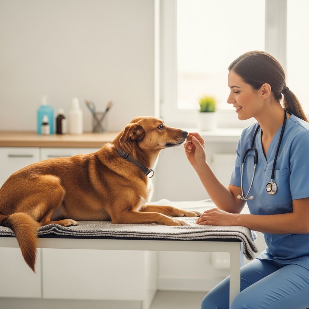Practical strategies to help fearful dogs face veterinary appointments with greater confidence and reduced stress.