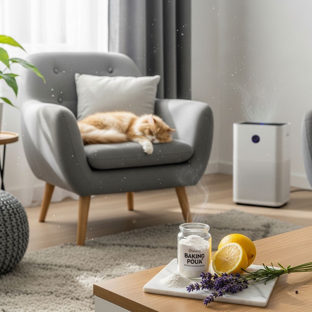 Discover proven strategies to banish stubborn cat smells from your home, litter box, and furniture for a fresher living space.
