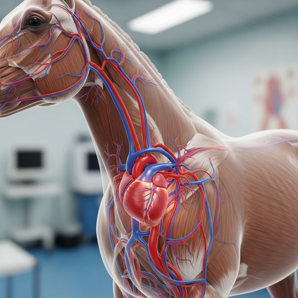 Equine Cardiovascular Disorders Guide: Signs, Diagnosis, Care Comprehensive overview of horse heart and blood vessel issues, from anatomy basics to diagnosis and management strategies for owners.