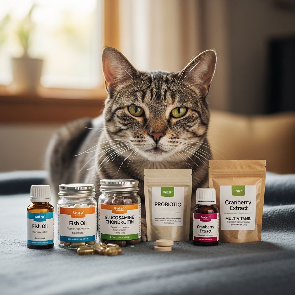Essential Supplements For Aging Cats: Vet-Backed Guide Discover targeted supplements to support joint mobility, cognitive sharpness, digestion, and immunity in your senior cat for a vibrant golden years.