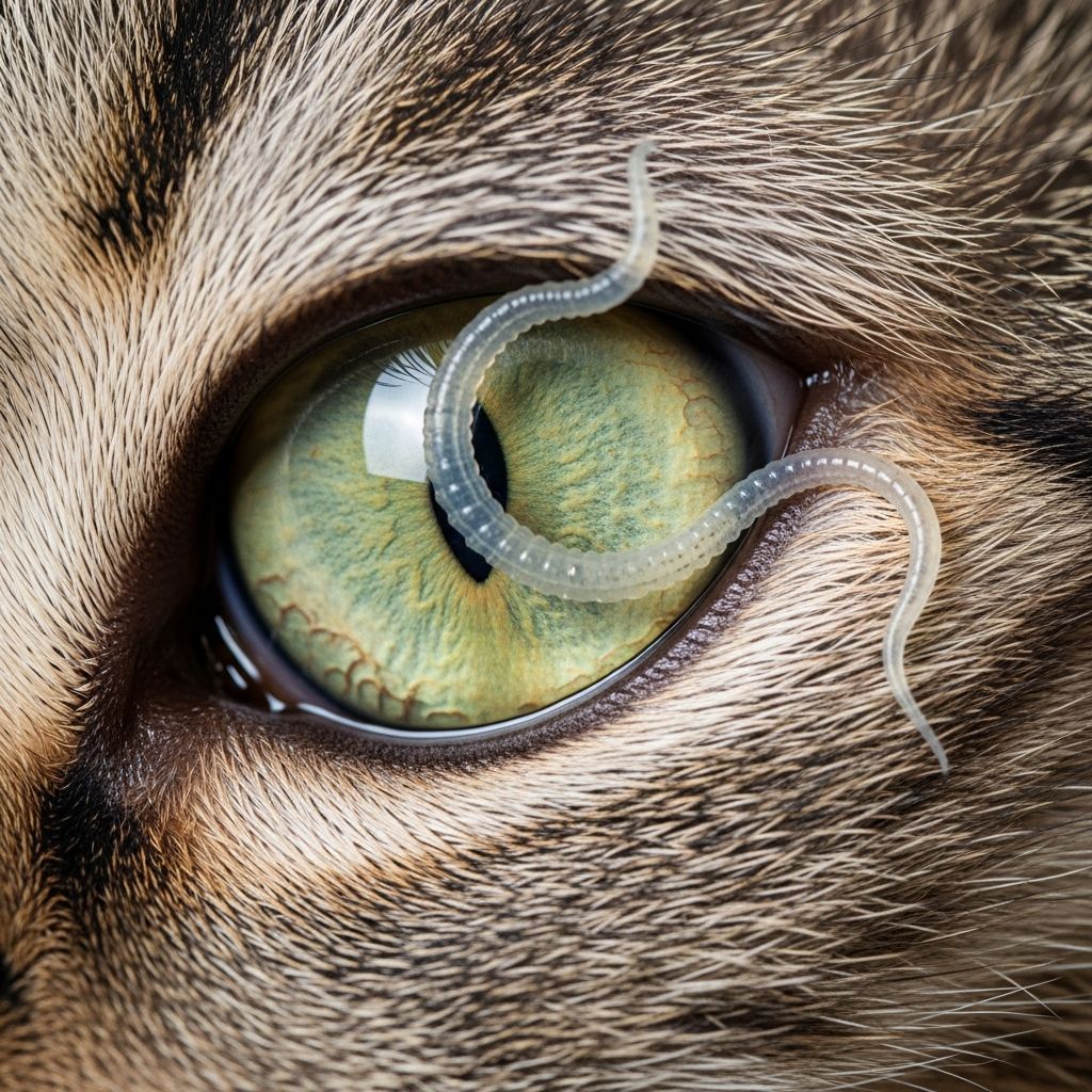 Eyeworms In Cats: 5 Warning Signs, Diagnosis & Care Discover the signs, causes, and effective strategies to protect your cat from painful eyeworm infections transmitted by flies.