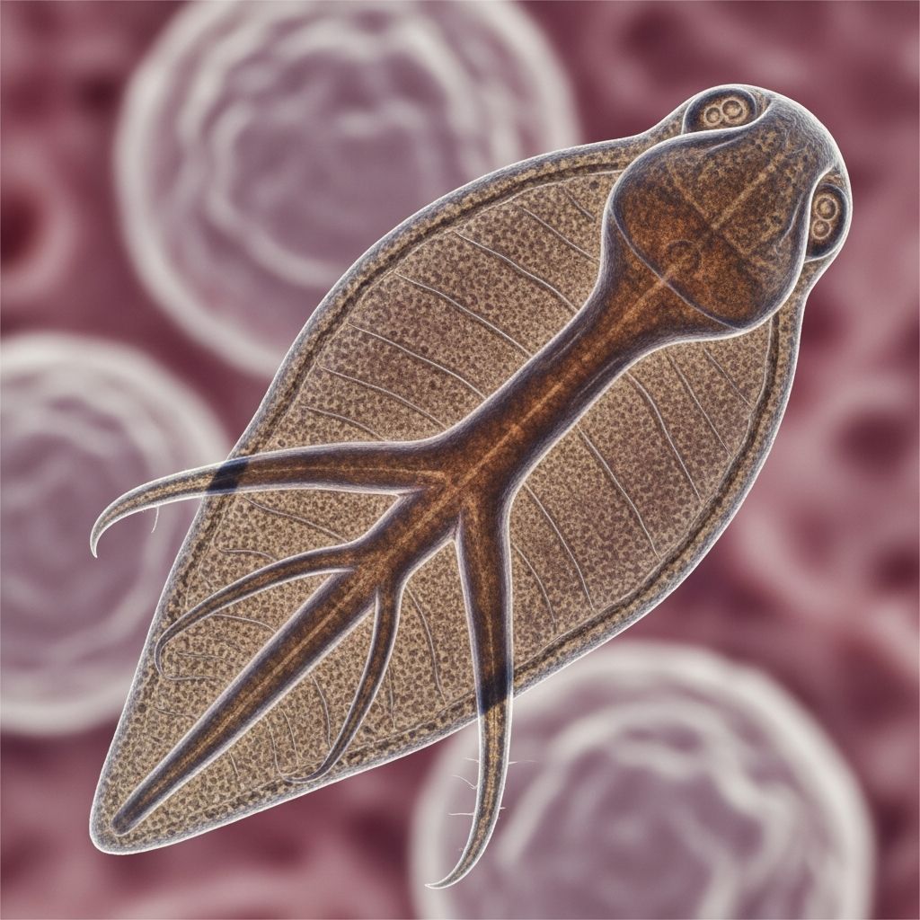 Exploring the impact, lifecycle, and control of Fasciola gigantica, a major liver fluke threatening ruminant health worldwide.
