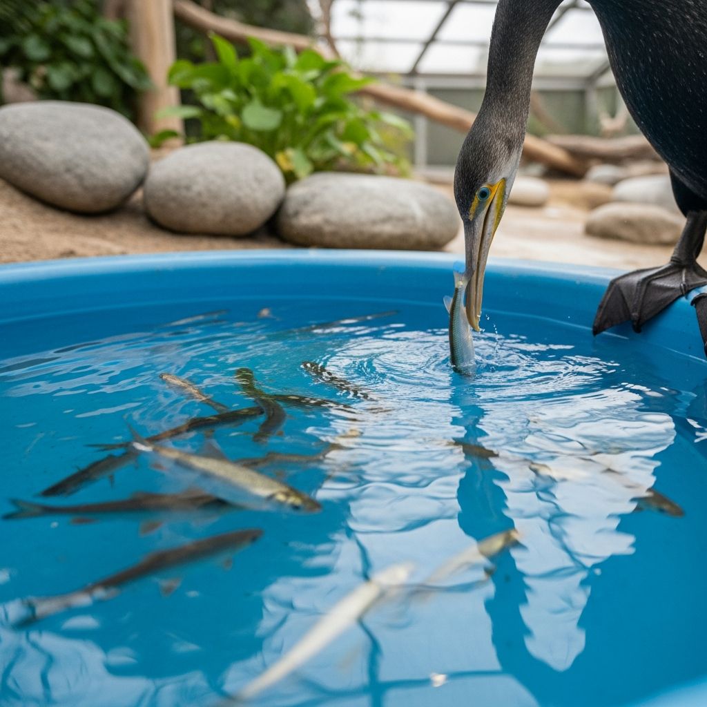 Essential strategies for optimal nutrition in captive piscivorous birds like penguins and pelicans to prevent deficiencies and promote health.