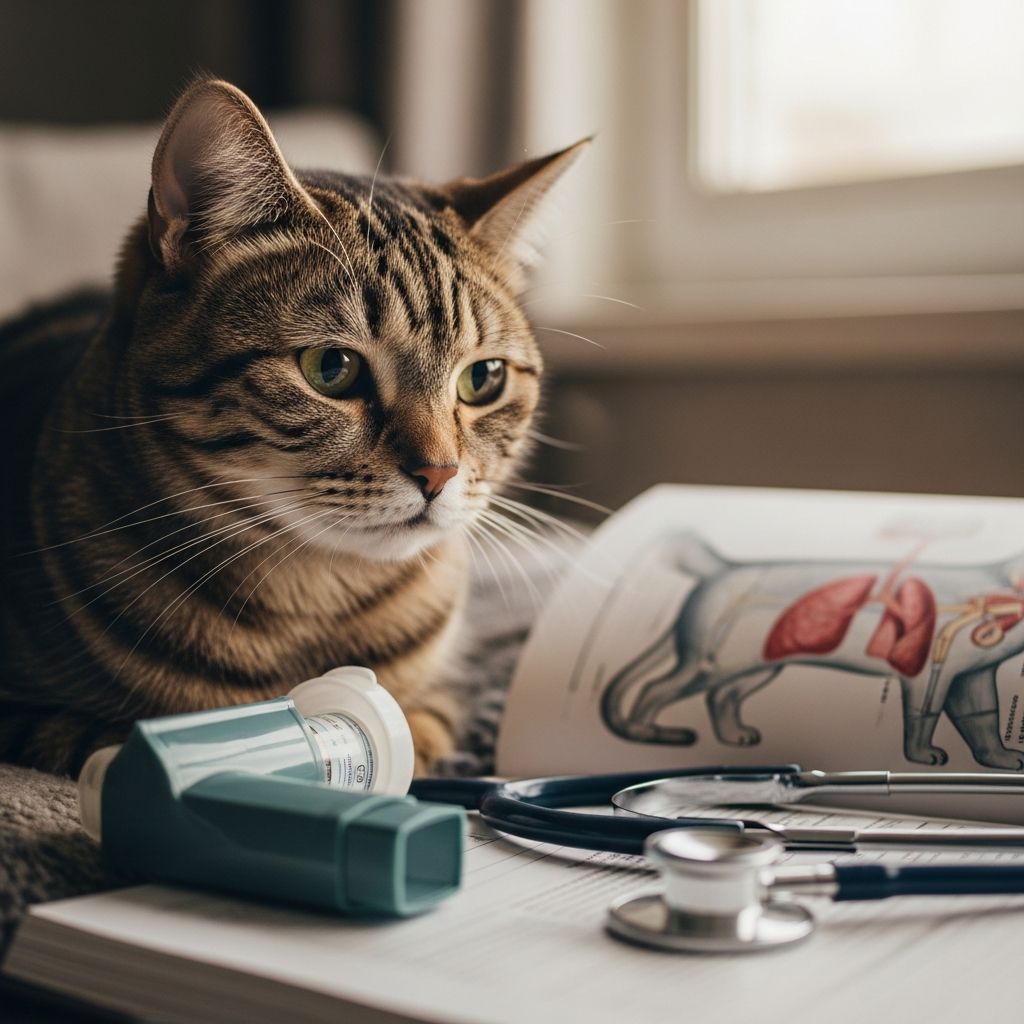 Debunking myths about cats and breathing issues while exploring true feline asthma symptoms, triggers, and effective management strategies for pet owners.