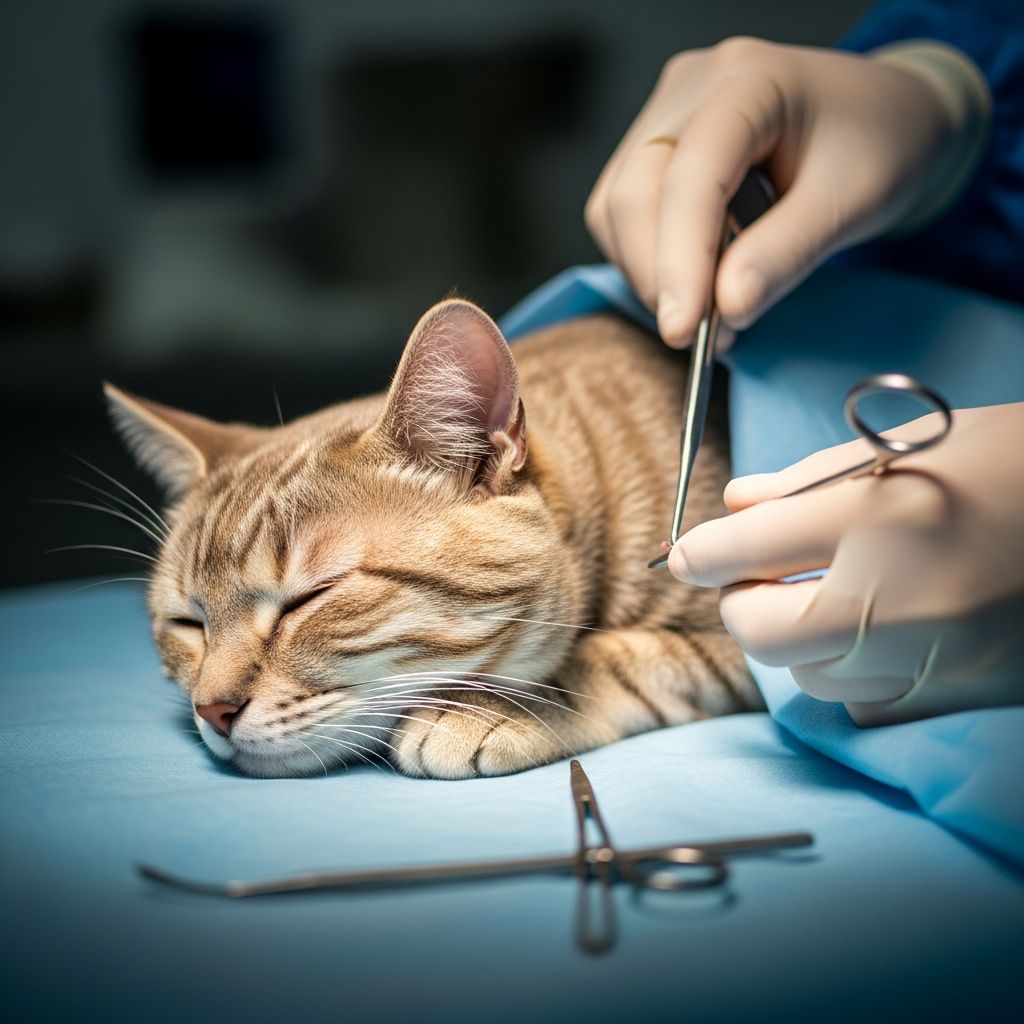 Understanding Surgical Risks in Feline Castration Complete guide to potential complications and risks associated with neutering male cats