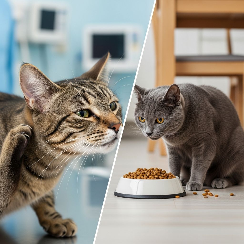 Feline Dietary Sensitivities: Allergies vs. Intolerance Understand the difference between cat food allergies and intolerances, identify warning signs, and learn management strategies.