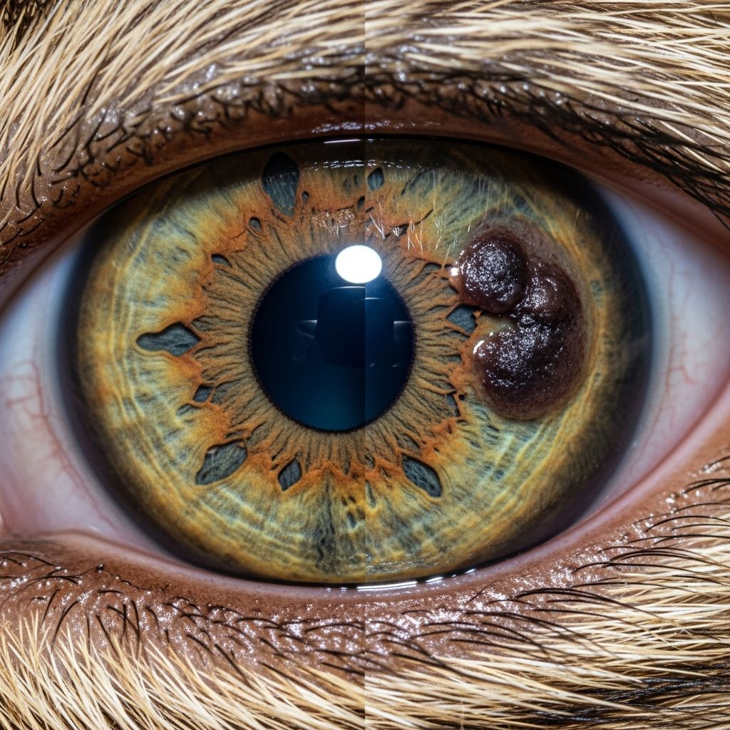 Understanding iris color changes in cats and when to seek veterinary care for pigmented lesions.