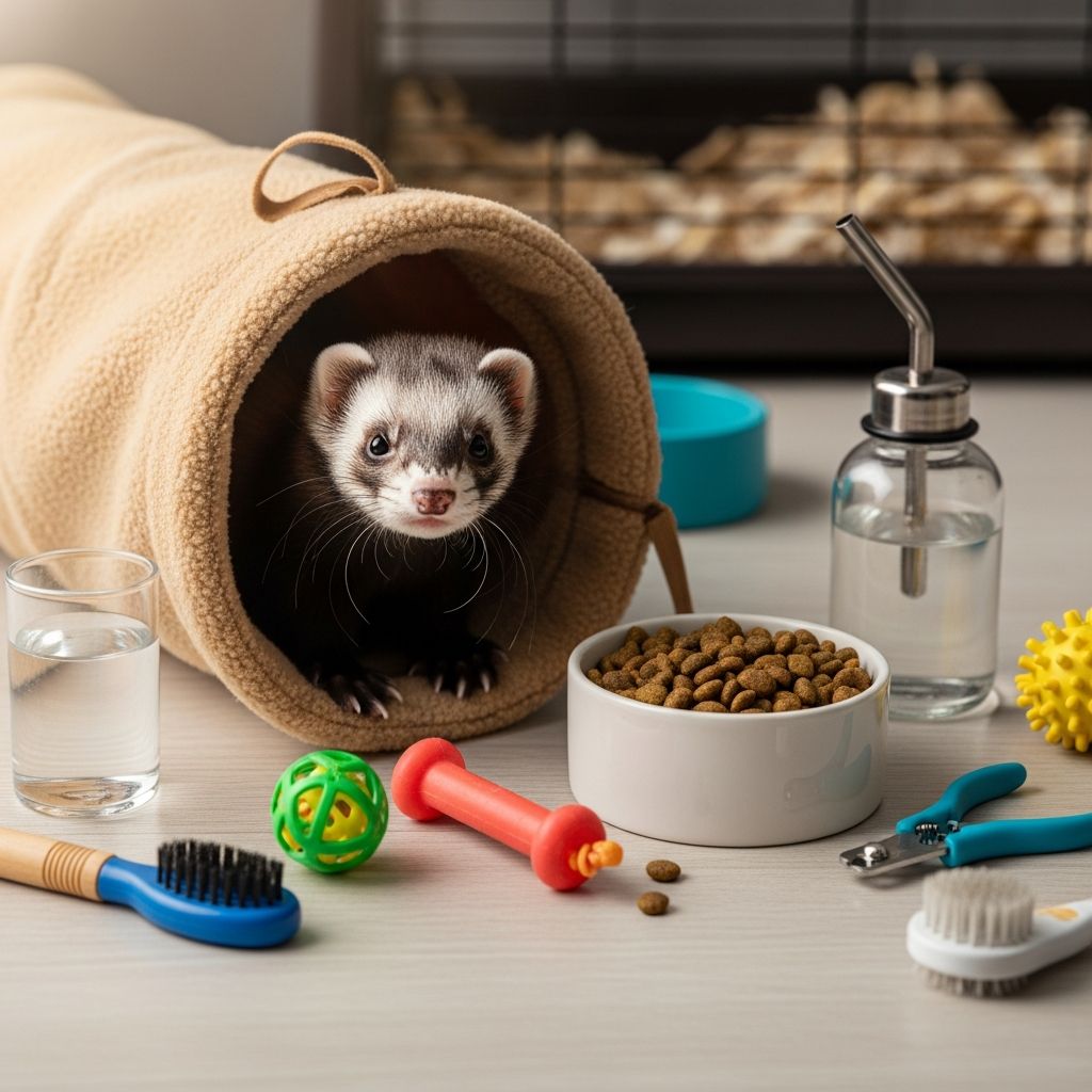 Master ferret ownership with expert guidance on housing, nutrition, health, and behavior.