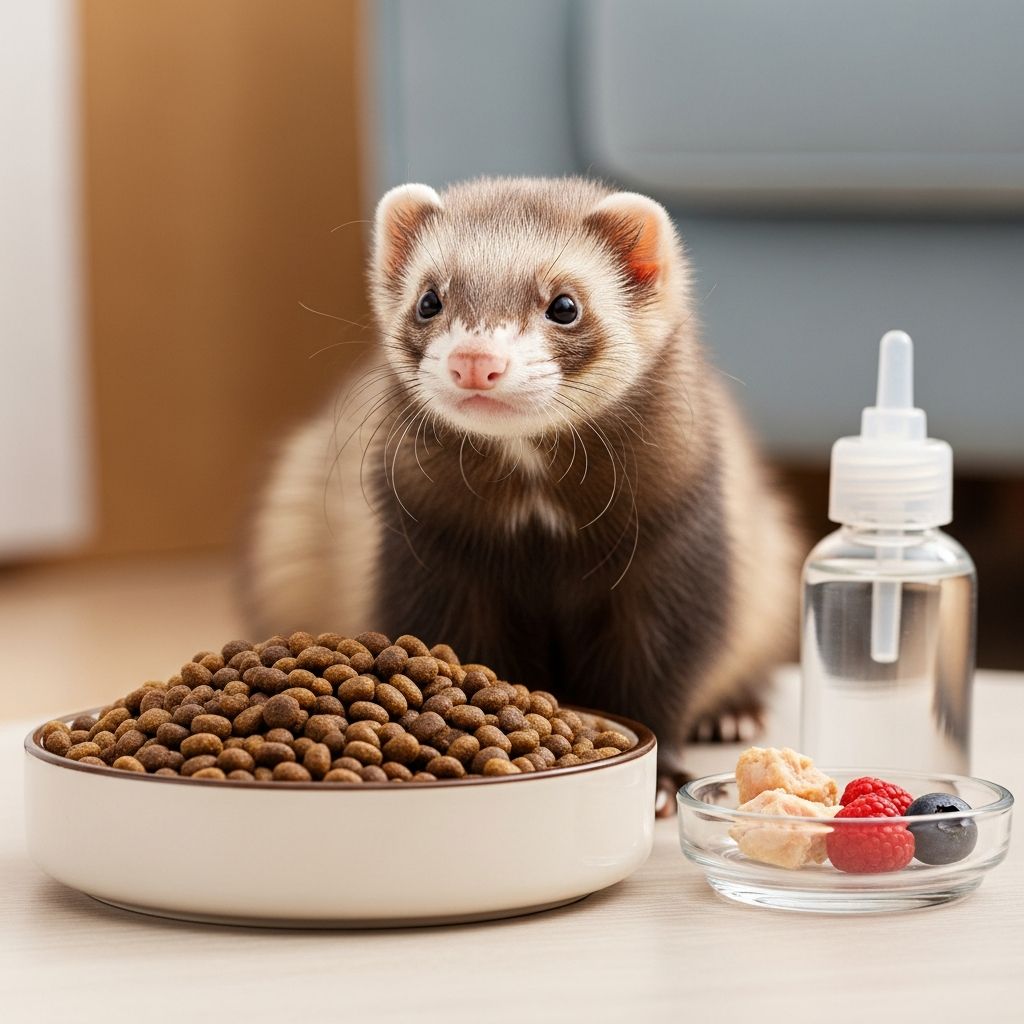 Ferret Nutrition Essentials: A Complete Feeding Guide Master ferret diet requirements with expert nutritional guidelines and feeding strategies.