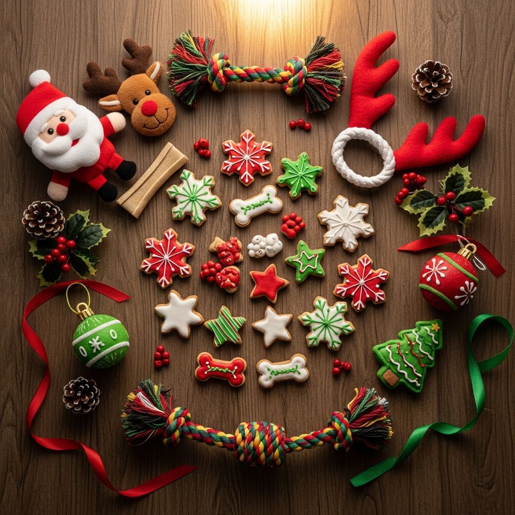 Discover safe, nutritious holiday treats and engaging toys to make the season joyful for your dog without health risks.