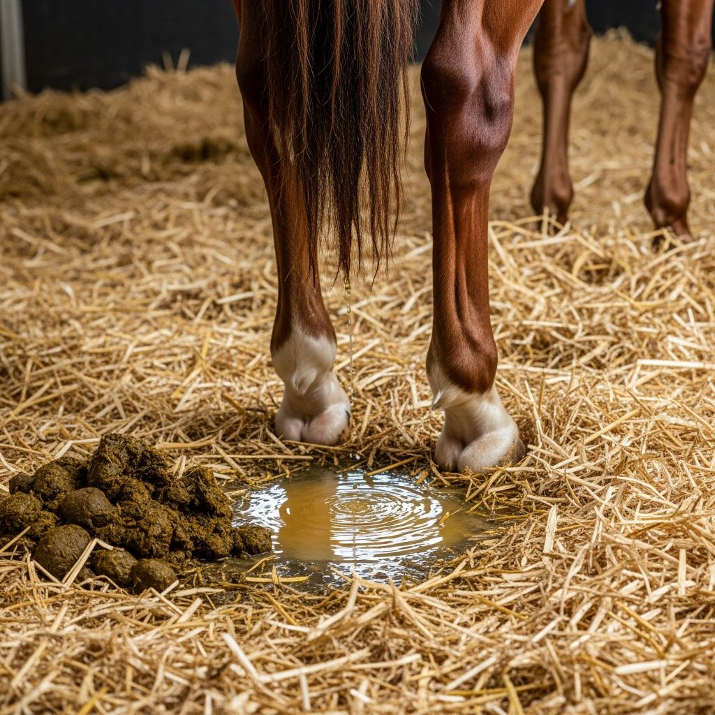 Understanding the causes, impacts, and solutions for free fecal water syndrome in horses to improve equine welfare and management.