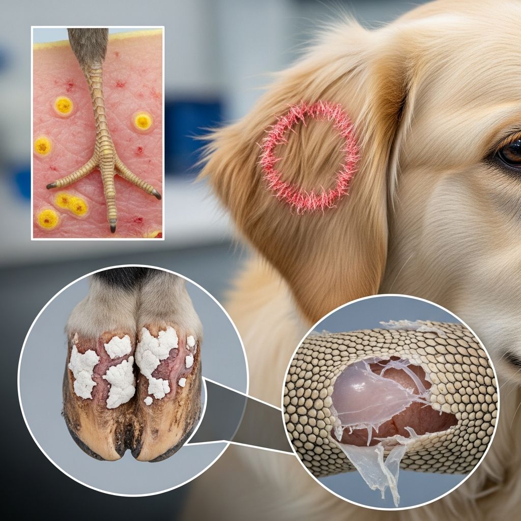 Explore the causes, symptoms, diagnosis, and treatment of fungal infections affecting pets and livestock, with insights for prevention.