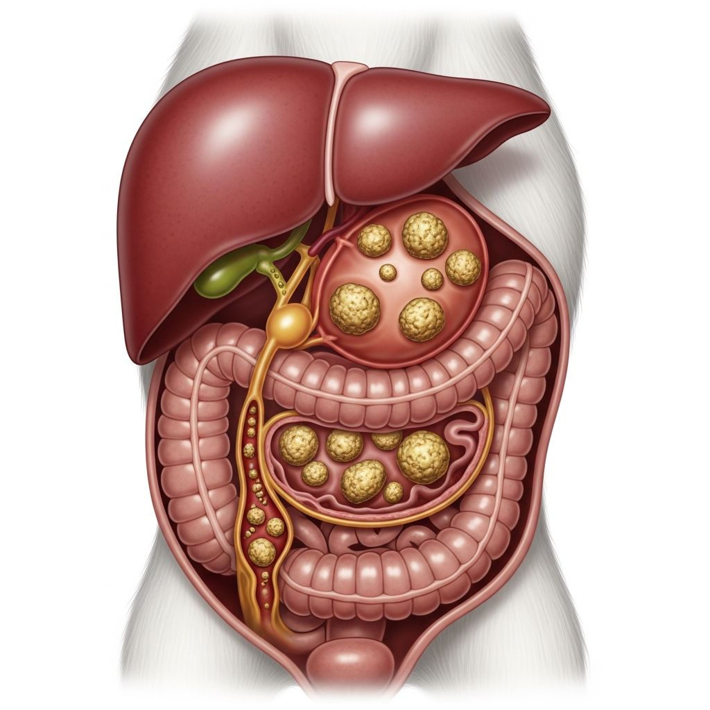 Gallstones in Pets: Cholelithiasis Explained Discover the causes, symptoms, diagnosis, and treatments for gallstones in dogs and cats, helping pet owners navigate this uncommon biliary condition effectively.