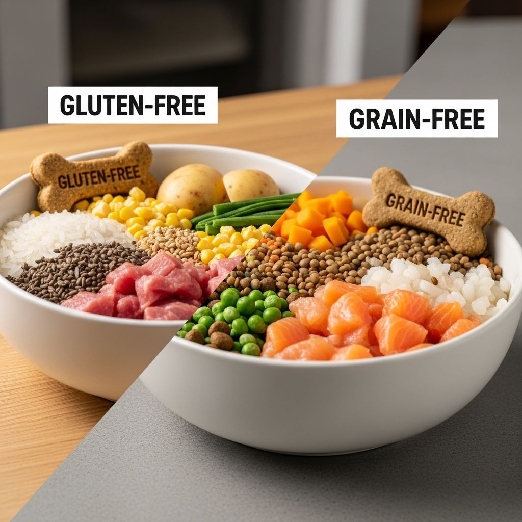 Gluten-Free vs Grain-Free Dog Food: Key Differences Discover the real distinctions between gluten-free and grain-free dog foods, their benefits, risks, and how to select the right diet for your pet's health needs.