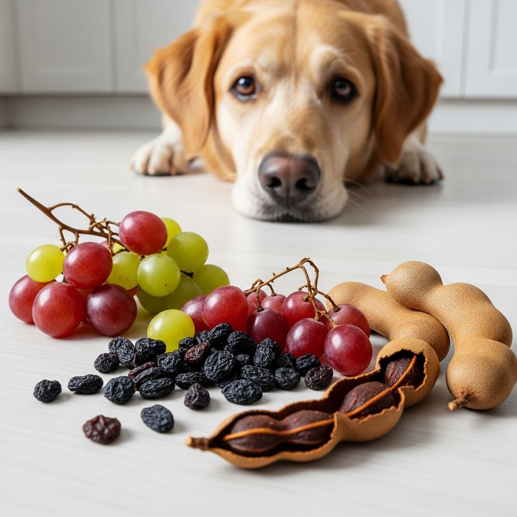 Grape, Raisin, and Tamarind Toxicity in Dogs Understand the risks of grapes, raisins, and tamarinds for dogs, from symptoms to life-saving treatments and prevention strategies.