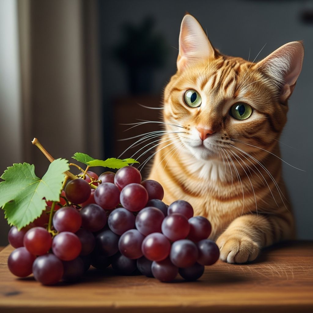 Understanding why grapes pose serious risks to feline health and safety.