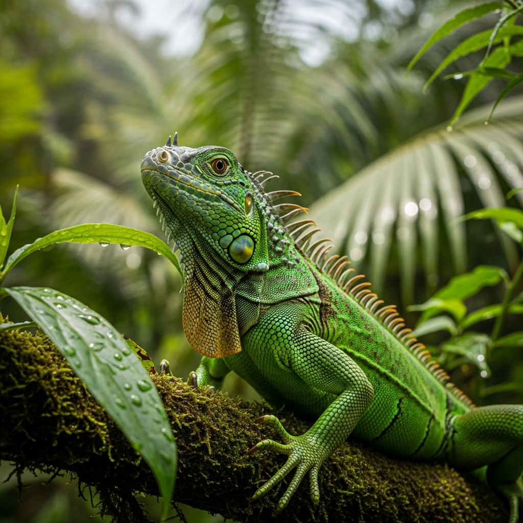 Unlock the secrets of green iguana communication, social dynamics, and survival instincts for better pet ownership and wildlife appreciation.