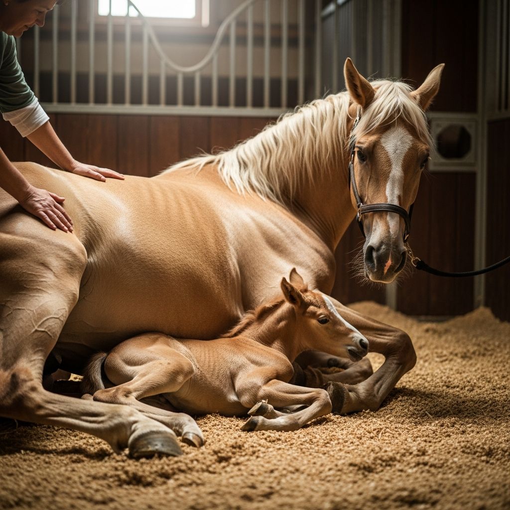 Comprehensive insights into preparing for and managing the foaling process in mares for healthy outcomes.
