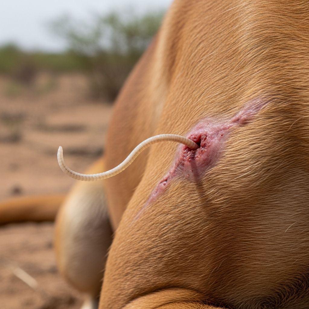 Exploring Dracunculus infections in pets and wildlife: transmission, symptoms, diagnosis, and vital management strategies for animal health.