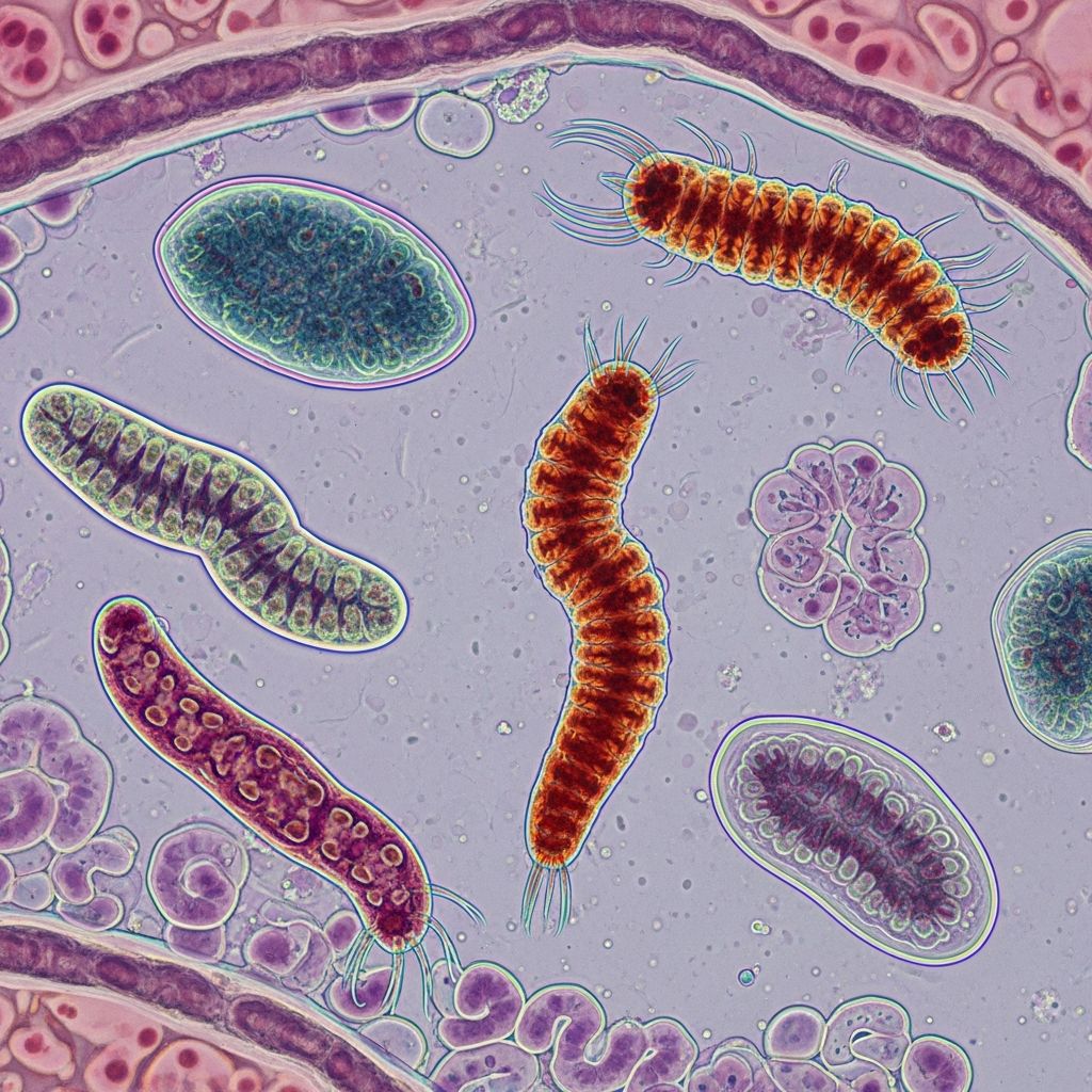 Gut Parasites in Ruminants: Detection and Control Comprehensive guide to identifying, managing, and preventing gastrointestinal parasites that threaten ruminant health and farm productivity worldwide.