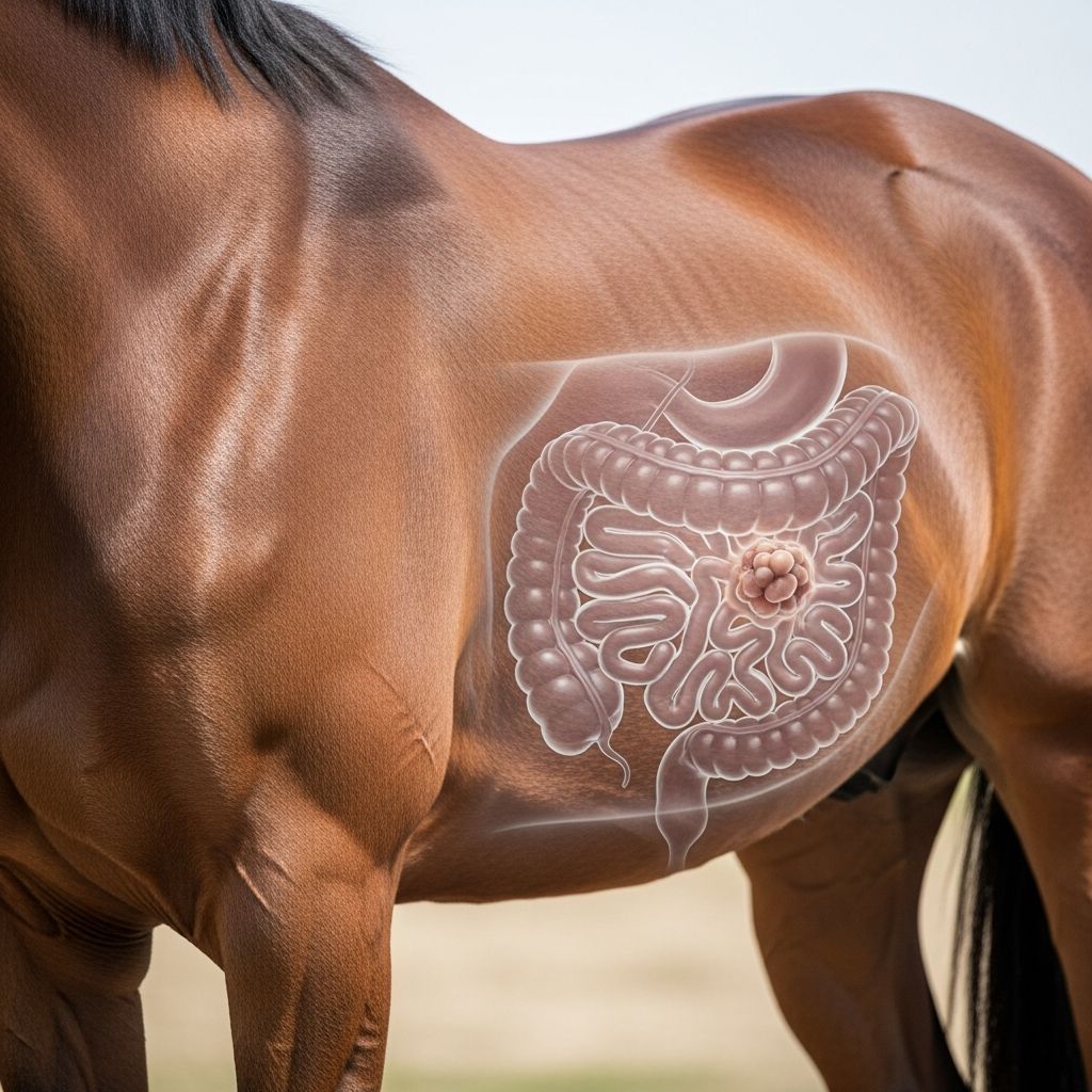 Gut Tumors In Horses: A Comprehensive Guide For Owners Exploring the challenges of diagnosing and managing gastrointestinal cancers in equines, from subtle signs to advanced therapies.