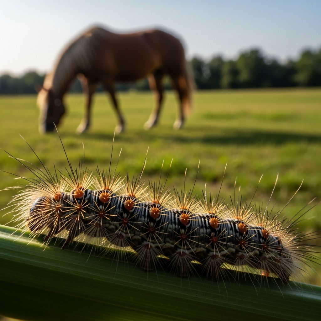 Hairy Caterpillars: Silent Threat to Horse Reproduction Discover how tiny hairs from processionary caterpillars trigger devastating pregnancy losses in mares and learn vital prevention strategies for horse owners.