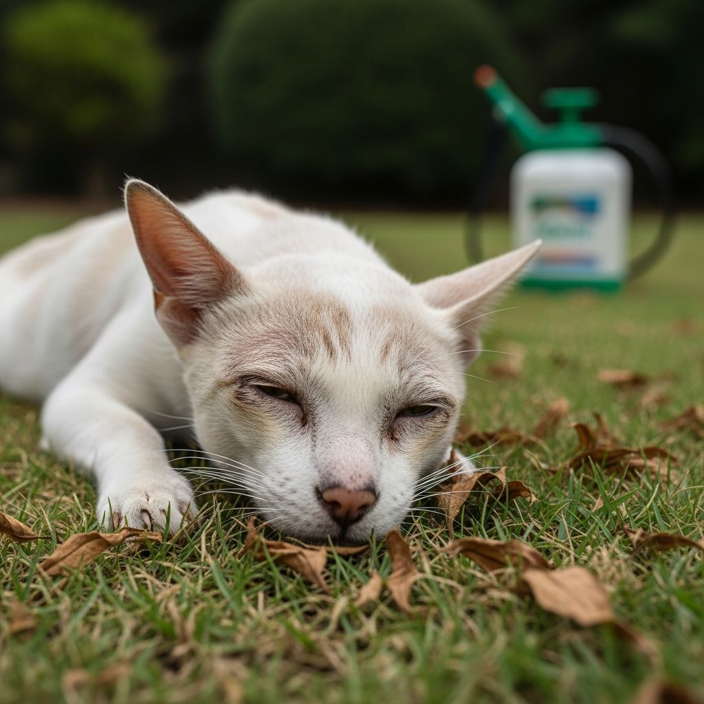Herbicide Toxicity In Pets: Signs, First Aid, Prevention Protect your pets from hidden dangers in your yard: recognize herbicide poisoning signs, treatments, and prevention strategies for dogs and cats.