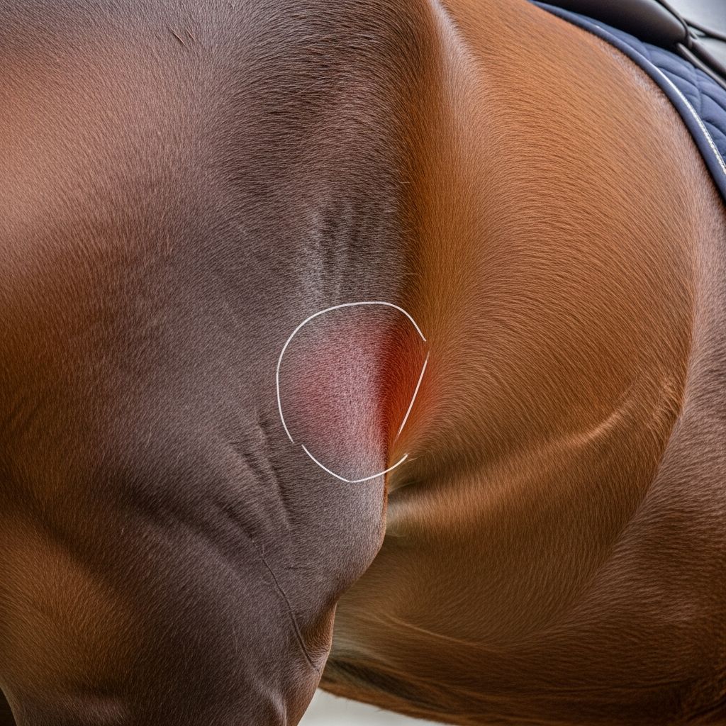 Comprehensive guide to recognizing, diagnosing, and managing hip issues in horses for optimal recovery and performance.