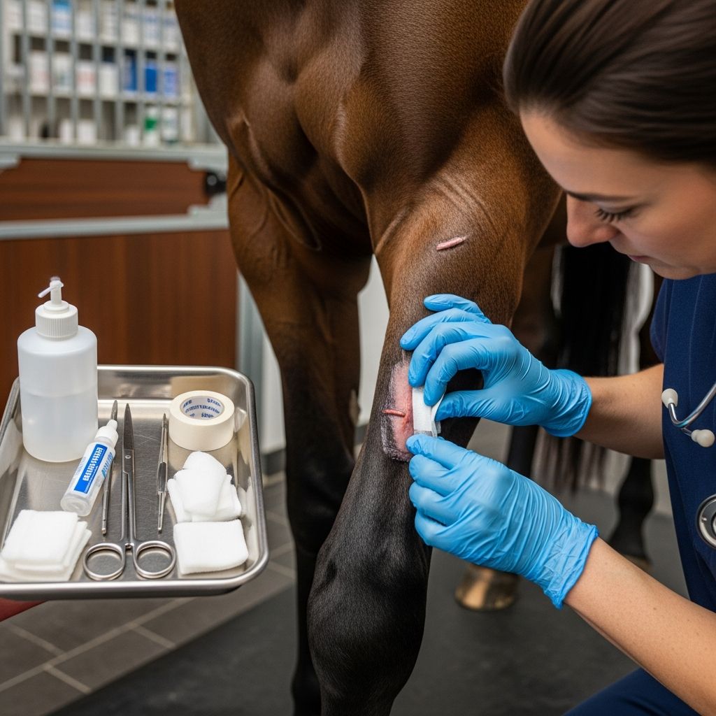 Horse Trauma Care Essentials: First-Aid Checklist For Owners Master vital first aid techniques for equine injuries, from wounds to fractures, to safeguard your horse's health in critical moments.