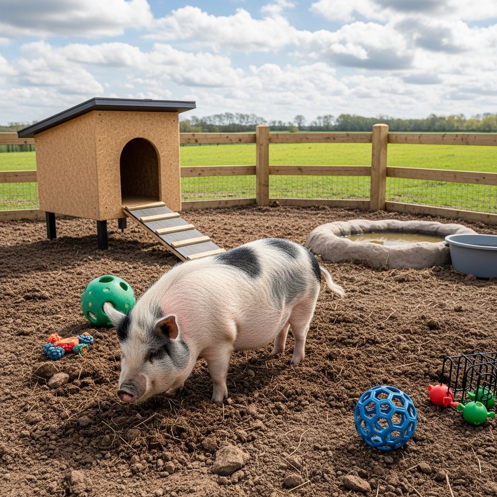 Creating the Ideal Home for Potbellied Pigs Discover essential tips for housing, safety, and comfort to ensure your potbellied pig thrives indoors or outdoors.