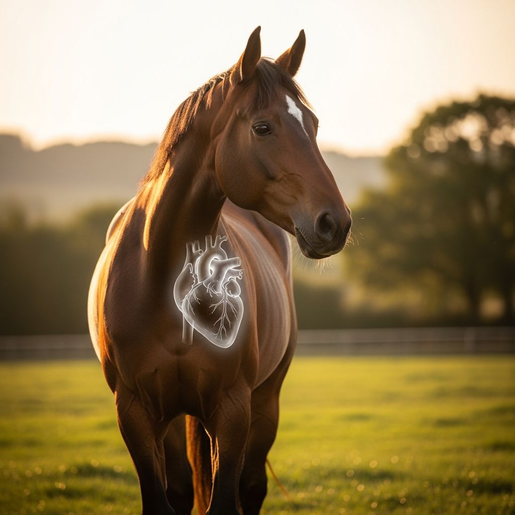 Inherited Heart Conditions in Horses: A Comprehensive Guide Understanding congenital cardiac abnormalities and their impact on equine health and performance.